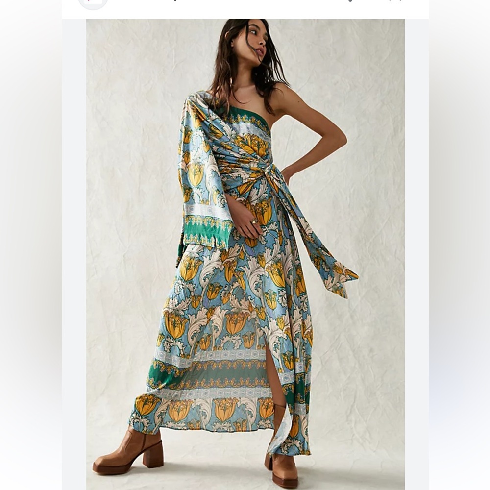 Free People Pardon My French Maxi Dress Size Small